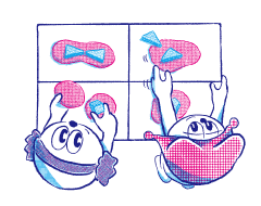 上から見たフレットアニメのイメージ